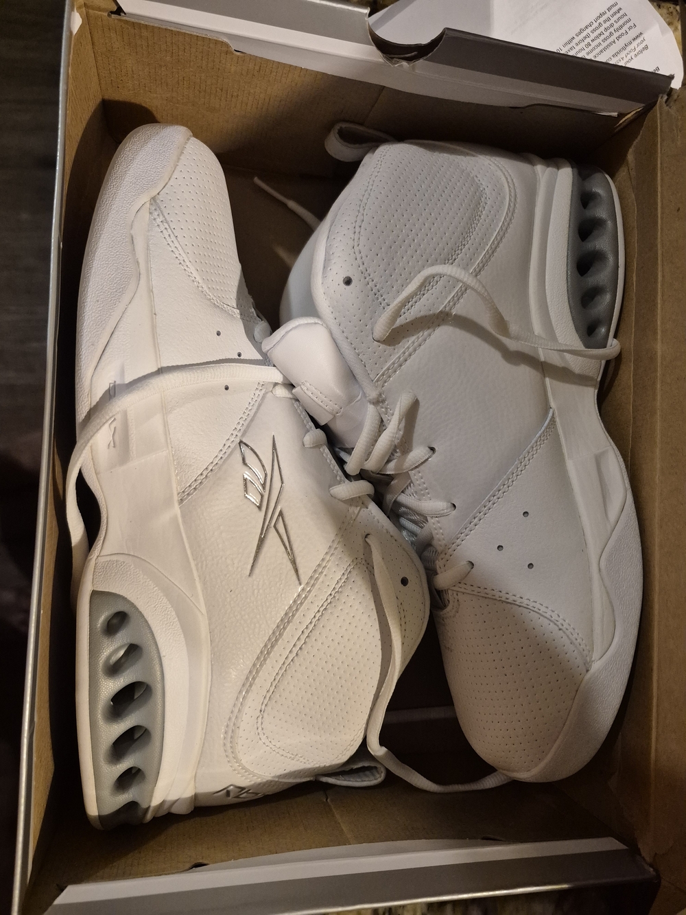 Reebok Men’s White Athletic Shoes